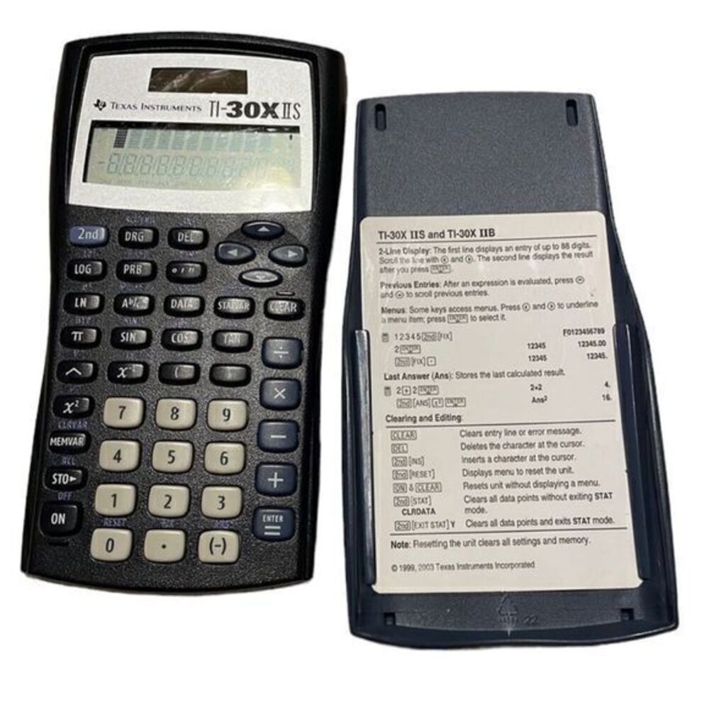 BOGO TEXAS INSTRUMENTS calculator TI-30XIIS